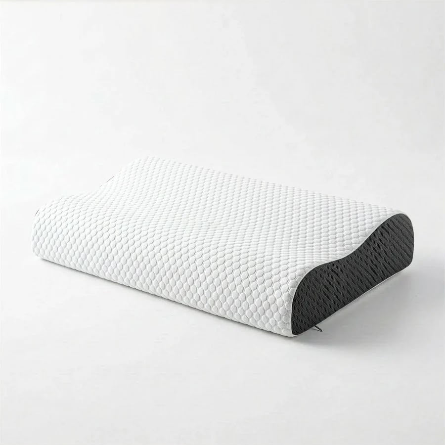 Memory Foam Solid Orthopaedic  Pillow White