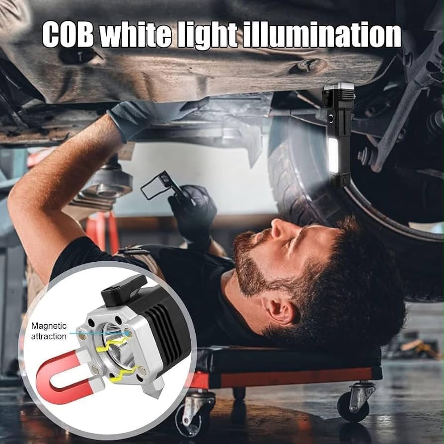 Heavy-Duty Magnetic LED Power Torch