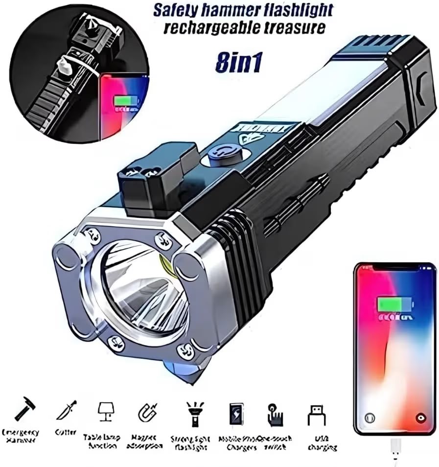 Heavy-Duty Magnetic LED Power Torch
